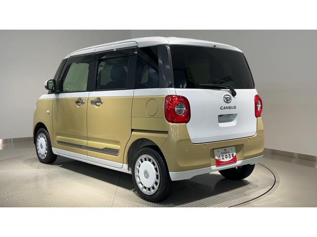 ムーヴキャンバスストライプスＧダイハツ認定中古車ｌＣＶＴｌ両側電動スライドドアｌ電動パーキングブレーキｌＬＥＤヘッドライトｌフォグランプｌシートヒーターｌオートエアコンｌキーフリーシステムｌスマートアシストｌ保証／整備付（茨城県）の中古車