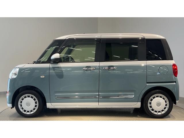 ムーヴキャンバスストライプスＧダイハツ認定中古車ｌＣＶＴｌ両側電動スライドドアｌ電動パーキングブレーキｌＬＥＤヘッドライトｌフォグランプｌシートヒーターｌオートエアコンｌキーフリーシステムｌスマートアシストｌ保証／整備付（茨城県）の中古車