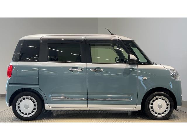 ムーヴキャンバスストライプスＧダイハツ認定中古車ｌＣＶＴｌ両側電動スライドドアｌ電動パーキングブレーキｌＬＥＤヘッドライトｌフォグランプｌシートヒーターｌオートエアコンｌキーフリーシステムｌスマートアシストｌ保証／整備付（茨城県）の中古車