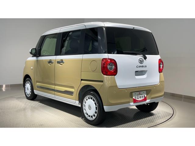 ムーヴキャンバスストライプスＧダイハツ認定中古車ｌＣＶＴｌ両側電動スライドドアｌ電動パーキングブレーキｌＬＥＤヘッドライトｌフォグランプｌシートヒーターｌオートエアコンｌキーフリーシステムｌスマートアシストｌ保証／整備付（茨城県）の中古車