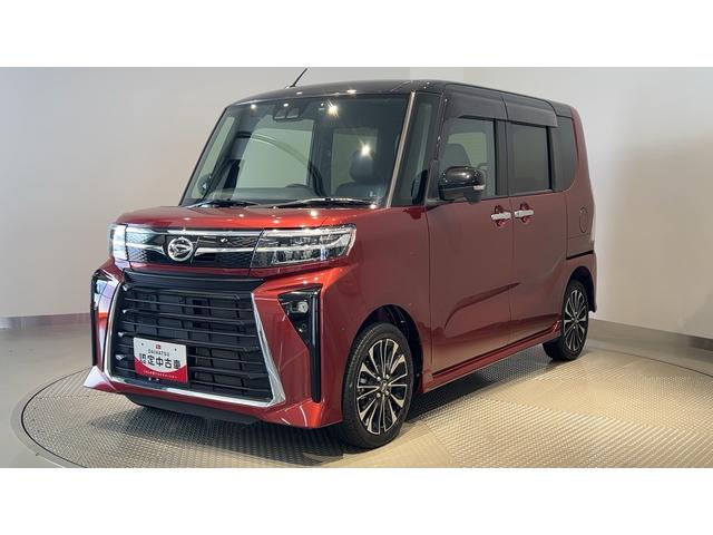 タントカスタムRSダイハツ認定中古車l4WDlCVTlターボl純正ナビlバックカメラlドラレコlETCl革ハンドルl両側電動スライドドアlコーナーセンサーlシートヒーターlスマートアシストl保証/整備付(茨城県)の中古車
