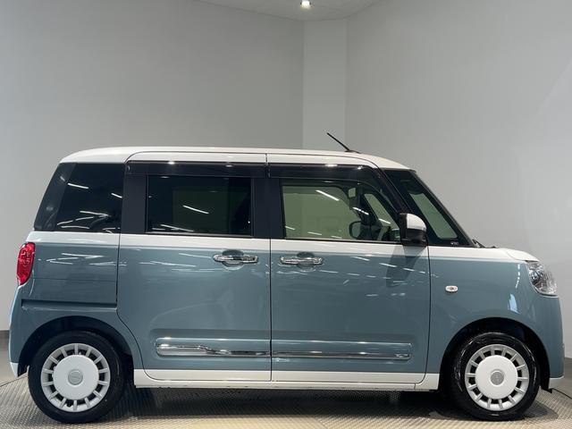 ムーヴキャンバスストライプスＧダイハツ認定中古車ｌＣＶＴｌ両側電動スライドドアｌ電動パーキングブレーキｌＬＥＤヘッドライトｌフォグランプｌシートヒーターｌオートエアコンｌキーフリーシステムｌスマートアシストｌ保証／整備付（茨城県）の中古車