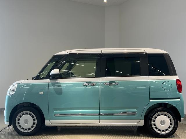 ムーヴキャンバスストライプスGダイハツ認定中古車lCVTl両側電動スライドドアl電動パーキングブレーキlLEDヘッドライトlフォグランプlシートヒーターlオートエアコンlキーフリーシステムlスマートアシストl保証/整備付(茨城県)の中古車