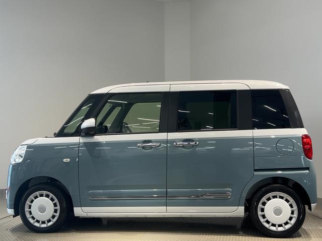 ムーヴキャンバスストライプスGダイハツ認定中古車lCVTl両側電動スライドドアl電動パーキングブレーキlLEDヘッドライトlフォグランプlシートヒーターlオートエアコンlキーフリーシステムlスマートアシストl保証/整備付(茨城県)の中古車