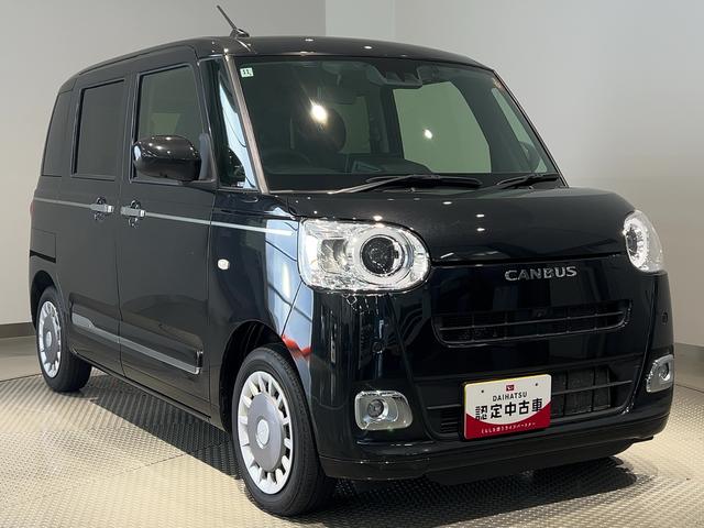 ムーヴキャンバスセオリーGダイハツ認定中古車lCVTl両側電動スライドドアl電動パーキングブレーキlLEDヘッドライトlフォグランプlシートヒーターlオートエアコンlキーフリーシステムlスマートアシストl保証/整備付(茨城県)の中古車