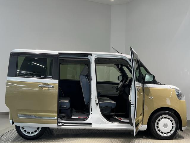 ムーヴキャンバスストライプスＧターボダイハツ認定中古車ｌ両側電動スライドドアｌ電動パーキングブレーキｌＬＥＤヘッドライトｌフォグランプｌシートヒーターｌオートエアコンｌキーフリーシステムｌスマートアシストｌ保証／整備付（茨城県）の中古車