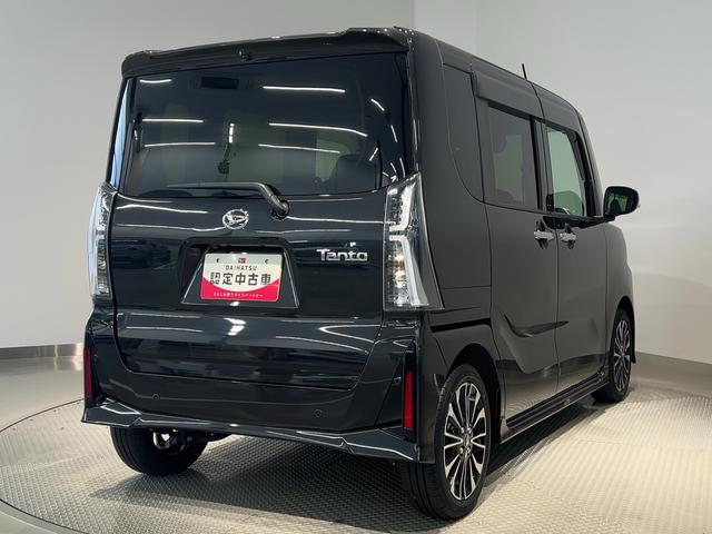 タントカスタムＲＳリミテッドダイハツ認定中古車ｌＣＶＴｌターボｌ革ハンドルｌクルーズコントロールｌ両側電動スライドドアｌコーナーセンサーｌシートヒーターｌスマートアシストｌキーフリーシステムｌプッシュボタンスタートｌ保証／整備付（茨城県）の中古車