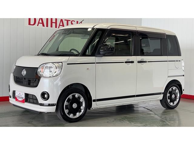 ムーヴキャンバスＧブラックアクセントＶＳ　ＳＡIIIダイハツ認定中古車ｌ純正ナビｌ全方位／バックカメラｌ両側電動スライドドアｌオートエアコンｌシートヒーターｌドラレコｌ保証／整備付（茨城県）の中古車