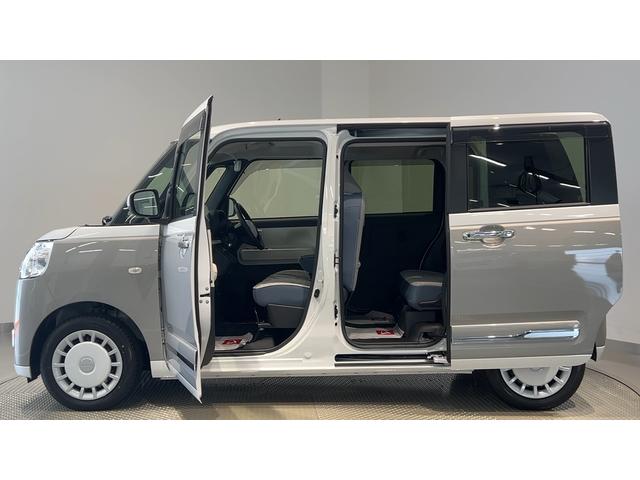ムーヴキャンバスストライプスＧダイハツ認定中古車ｌＣＶＴｌ雹害車ｌ両側電動スライドドアｌ電動パーキングブレーキｌＬＥＤヘッドライトｌシートヒーターｌオートエアコンｌキーフリーシステムｌスマートアシストｌ保証／整備付（茨城県）の中古車