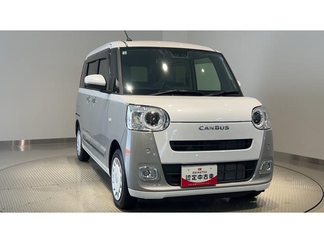 ムーヴキャンバスストライプスＧダイハツ認定中古車ｌＣＶＴｌ雹害車ｌ両側電動スライドドアｌ電動パーキングブレーキｌＬＥＤヘッドライトｌシートヒーターｌオートエアコンｌキーフリーシステムｌスマートアシストｌ保証／整備付（茨城県）の中古車