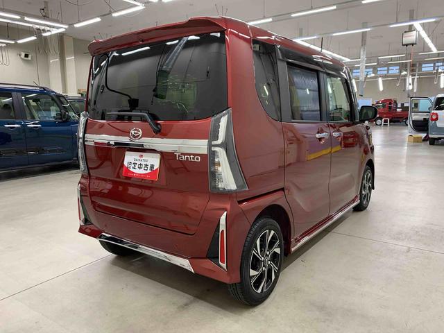 タントカスタムX 2WD両側電動スライドドア・LEDヘッドライト・バックカメラ・シートヒーター・スマートアシスト・アイドリングストップ・プッシュボタンスタート・オートライト・オートマチックハイビーム・オートエアコン(群馬県)の中古車