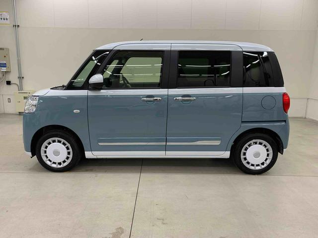 ムーヴキャンバスストライプスＧ　２ＷＤ両側電動スライドドア・ＬＥＤヘッドライト・バックカメラ・シートヒーター・スマートアシスト・アイドリングストップ・プッシュボタンスタート・オートライト・オートマチックハイビーム・オートエアコン（群馬県）の中古車