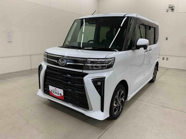 タントカスタムX 2WD両側電動スライドドア・LEDヘッドライト・ナビ・ドラレコ・パノラマモニター・シートヒーター・スマートアシスト・アイドリングストップ・プッシュボタンスタート・オートライト・オートマチックハイビーム(群馬県)の中古車