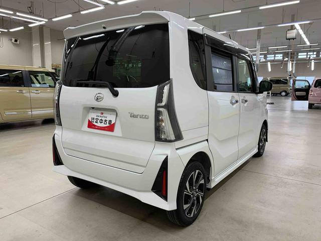 タントカスタムX 2WD両側電動スライドドア・LEDヘッドライト・ナビ・ドラレコ・パノラマモニター・シートヒーター・スマートアシスト・アイドリングストップ・プッシュボタンスタート・オートライト・オートマチックハイビーム(群馬県)の中古車