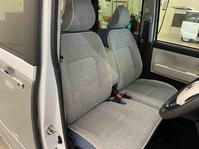 ムーヴキャンバスストライプスＧ　２ＷＤ両側電動スライドドア・ＬＥＤヘッドライト・オートライト・オートマチックハイビーム・プッシュスタートボタン・アイドリングストップ・シートヒーター・スマートアシスト・電動パーキングブレーキ（群馬県）の中古車