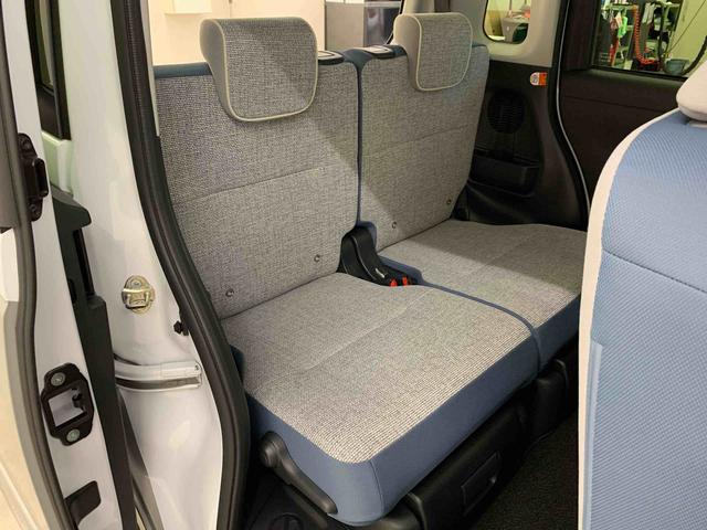 ムーヴキャンバスストライプスＧ　２ＷＤ両側電動スライドドア・ＬＥＤヘッドライト・オートライト・オートマチックハイビーム・プッシュスタートボタン・アイドリングストップ・シートヒーター・スマートアシスト・電動パーキングブレーキ（群馬県）の中古車