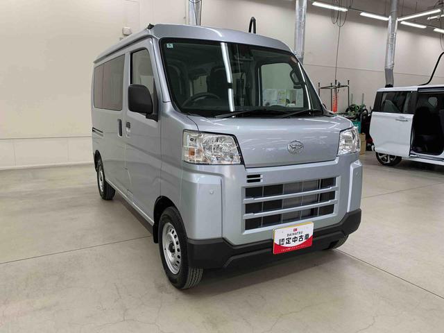 ハイゼットカーゴDX 2WDオートライト・オートマチックハイビーム・キーレスエントリー・アイドリングストップ・AMFMラジオ・マニュアルエアコン・水平格納式リヤシート・スマートアシスト(群馬県)の中古車