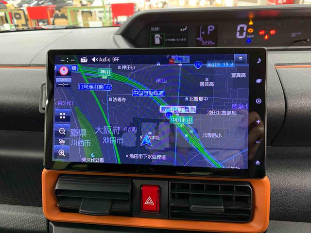 タントファンクロス　２ＷＤ両側電動スライドドア・ＬＥＤヘッドライト・ナビ・ドラレコ・パノラマモニター・ＥＴＣ・シートヒーター・スマートアシスト・アイドリングストップ・プッシュボタンスタート・オートライト・電動格納式ドアミラー（群馬県）の中古車