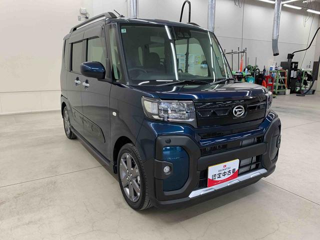 タントファンクロスターボ 2WD両側電動スライドドア・LEDヘッドライト・ディスプレイオーディオ・バックカメラ・シートヒーター・スマートアシスト・アイドリングストップ・プッシュボタンスタート・オートライト・オートマチックハイビーム(群馬県)の中古車