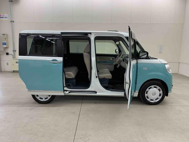 ムーヴキャンバスＧメイクアップＶＳ　ＳＡIII　２ＷＤ両側電動スライドドア・ナビ・ＬＥＤヘッドライト・オートライト・オートマチックハイビーム・プッシュスタートボタン・アイドリングストップ・電動格納式ドアミラー・スマートアシストＩＩＩ（群馬県）の中古車