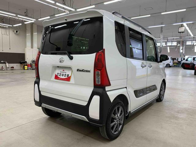 タントファンクロス 2WD両側電動スライドドア・LEDヘッドライト・バックカメラ・シートヒーター・スマートアシスト・アイドリングストップ・プッシュボタンスタート・オートライト・オートマチックハイビーム・オートエアコン(群馬県)の中古車