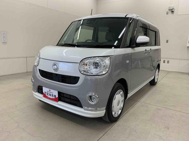 ムーヴキャンバスＧメイクアップリミテッド　ＳＡIII　２ＷＤ両側電動スライドドア・ＬＥＤヘッドライト・ナビ・ドラレコ・バックカメラ・シートヒーター・スマートアシスト・アイドリングストップ・プッシュボタンスタート・オートライト・オートマチックハイビーム（群馬県）の中古車