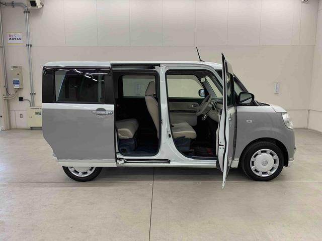 ムーヴキャンバスＧメイクアップリミテッド　ＳＡIII　２ＷＤ両側電動スライドドア・ＬＥＤヘッドライト・ナビ・ドラレコ・バックカメラ・シートヒーター・スマートアシスト・アイドリングストップ・プッシュボタンスタート・オートライト・オートマチックハイビーム（群馬県）の中古車