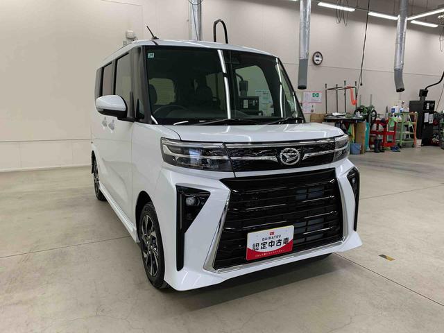 タントカスタムＸ　２ＷＤ両側電動スライドドア・プッシュボタンスタート・アイドリングストップ・ＬＥＤヘッドライト・オートライト・オートマチックハイビーム・オートエアコン・シートヒーター・電動パーキングブレーキ・スマートアシスト（群馬県）の中古車
