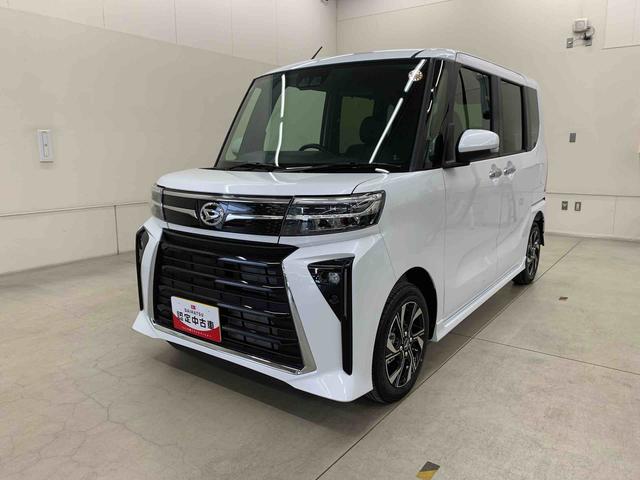 タントカスタムＸ　２ＷＤ両側電動スライドドア・プッシュボタンスタート・アイドリングストップ・ＬＥＤヘッドライト・オートライト・オートマチックハイビーム・オートエアコン・シートヒーター・電動パーキングブレーキ・スマートアシスト（群馬県）の中古車