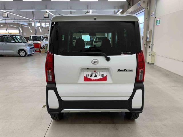タントファンクロスターボ 2WDLEDヘッドライト 運転席助手席シートヒーター 両側電動スライドドア 電動パーキングブレーキ オートエアコン バックカメラ プッシュボタンスタート キーフリー オートライト スマートアシスト(群馬県)の中古車