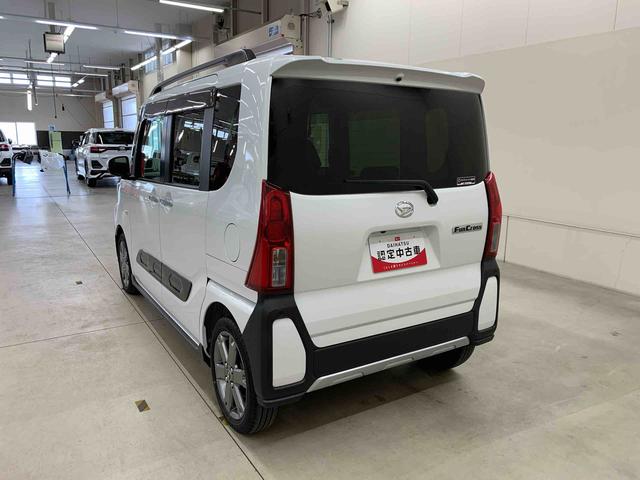 タントファンクロスターボ 2WDLEDヘッドライト 運転席助手席シートヒーター 両側電動スライドドア 電動パーキングブレーキ オートエアコン バックカメラ プッシュボタンスタート キーフリー オートライト スマートアシスト(群馬県)の中古車