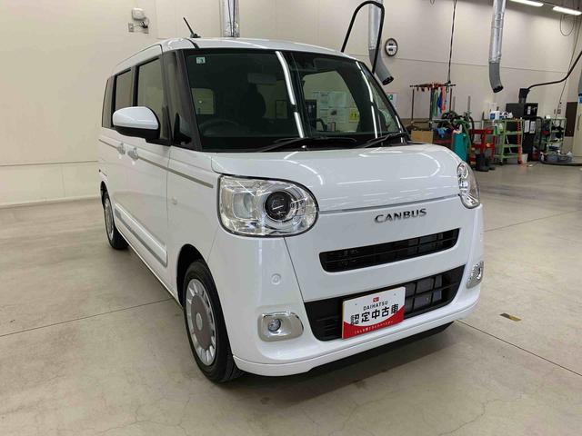 ムーヴキャンバスセオリーＧ　２ＷＤ　走行３６９１キロＬＥＤヘッドライト　オートライト　シートヒーター　スマートアシスト　両側電動スライドドア　アイドリングストップ　プッシュボタンスタート　バックカメラ　電動パーキングブレーキ　オートエアコン（群馬県）の中古車