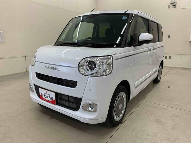 ムーヴキャンバスセオリーＧ　２ＷＤ　走行３６９１キロＬＥＤヘッドライト　オートライト　シートヒーター　スマートアシスト　両側電動スライドドア　アイドリングストップ　プッシュボタンスタート　バックカメラ　電動パーキングブレーキ　オートエアコン（群馬県）の中古車