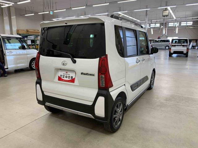 タントファンクロス　２ＷＤ　走行２３キロ運転席助手席シートヒーター　アイドリングストップ　両側電動スライドドア　ＬＥＤヘッドライト　スマートアシスト　バックカメラ　プッシュボタンスタート　電動パーキングブレーキ　オートライト（群馬県）の中古車