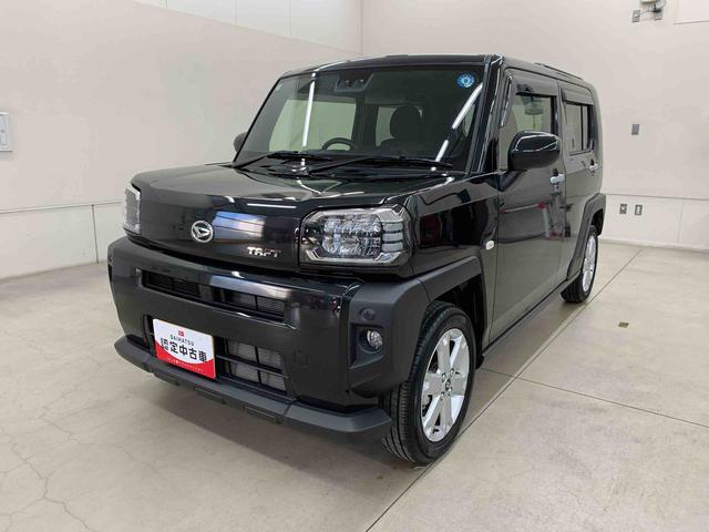 タフトＧ　２ＷＤ　走行５９７３キロプッシュボタンスタート　バックカメラ　運転席助手席シートヒーター　スマートアシスト　ＬＥＤヘッドライト　オートライト　電動パーキングブレーキ　アイドリングストップ　電動格納式ドアミラー（群馬県）の中古車