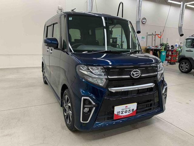 タントカスタムＸセレクション　２ＷＤ両側電動スライドドア・ＬＥＤヘッドライト・ナビ・ドラレコ・パノラマモニター・ＥＴＣ・シートヒーター・スマートアシスト・アイドリングストップ・プッシュボタンスタート・オートライト・オートマチックハイビー（群馬県）の中古車