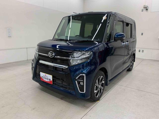 タントカスタムＸセレクション　２ＷＤ両側電動スライドドア・ＬＥＤヘッドライト・ナビ・ドラレコ・パノラマモニター・ＥＴＣ・シートヒーター・スマートアシスト・アイドリングストップ・プッシュボタンスタート・オートライト・オートマチックハイビー（群馬県）の中古車