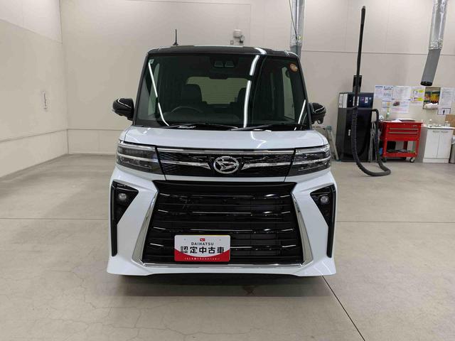 タントカスタムＲＳ　２ＷＤ両側電動スライドドア・ＬＥＤヘッドライト・オートライト・オートマチックハイビーム・プッシュスタートボタン・アイドリングストップ・シートヒーター・スマートアシスト・電動格納式ドアミラー（群馬県）の中古車