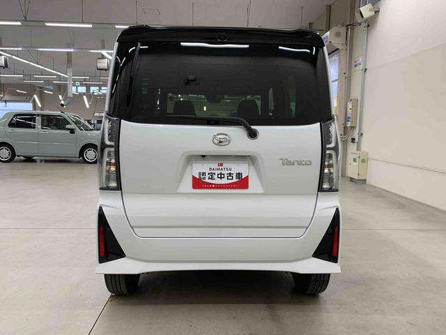 タントカスタムＲＳ　２ＷＤ両側電動スライドドア・ＬＥＤヘッドライト・オートライト・オートマチックハイビーム・プッシュスタートボタン・アイドリングストップ・シートヒーター・スマートアシスト・電動格納式ドアミラー（群馬県）の中古車