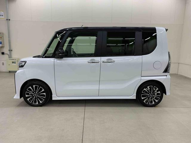 タントカスタムＲＳ　２ＷＤ両側電動スライドドア・ＬＥＤヘッドライト・オートライト・オートマチックハイビーム・プッシュスタートボタン・アイドリングストップ・シートヒーター・スマートアシスト・電動格納式ドアミラー（群馬県）の中古車