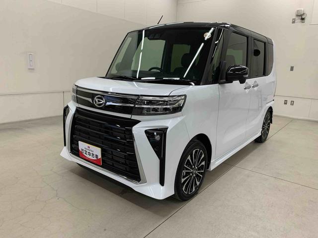 タントカスタムＲＳ　２ＷＤ両側電動スライドドア・ＬＥＤヘッドライト・オートライト・オートマチックハイビーム・プッシュスタートボタン・アイドリングストップ・シートヒーター・スマートアシスト・電動格納式ドアミラー（群馬県）の中古車