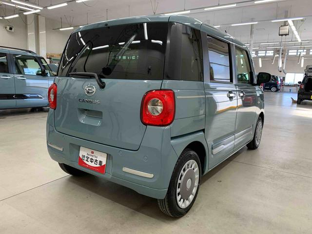 ムーヴキャンバスセオリーＧ　２ＷＤ両側電動スライドドア・ＬＥＤヘッドライト・オートライト・オートマチックハイビーム・プッシュスタートボタン・アイドリングストップ・シートヒーター・スマートアシスト・電動格納式ドアミラー（群馬県）の中古車