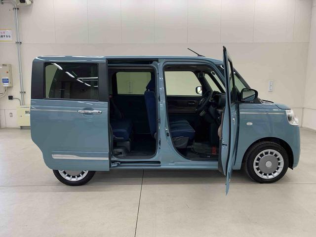 ムーヴキャンバスセオリーＧ　２ＷＤ両側電動スライドドア・ＬＥＤヘッドライト・オートライト・オートマチックハイビーム・プッシュスタートボタン・アイドリングストップ・シートヒーター・スマートアシスト・電動格納式ドアミラー（群馬県）の中古車