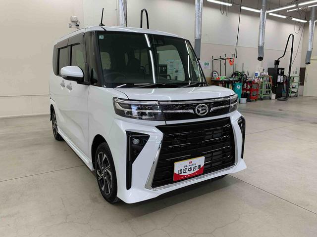 タントカスタムＸ　２ＷＤ両側電動スライドドア・ＬＥＤヘッドライト・オートライト・オートマチックハイビーム・プッシュスタートボタン・アイドリングストップ・シートヒーター・電動格納式ドアミラー・スマートアシスト（群馬県）の中古車