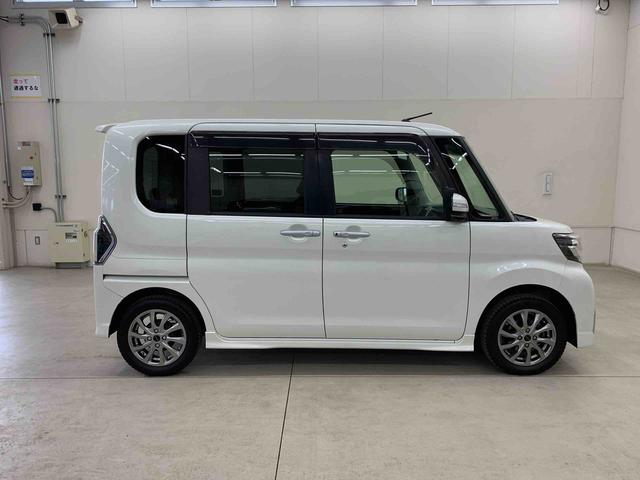 タントカスタムＸ　トップエディションＳＡIII　２ＷＤ片側電動スライドドア・ＬＥＤヘッドライト・オートライト・オートマチックハイビーム・プッシュスタートボタン・アイドリングストップ・シートヒーター・電動格納式ドアミラー・スマートアシストＩＩＩ（群馬県）の中古車