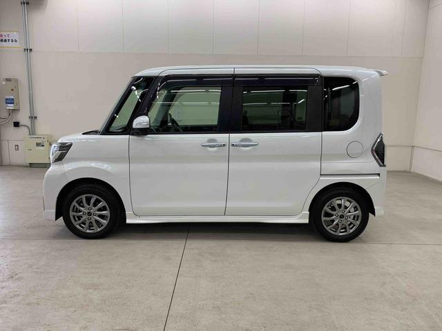 タントカスタムＸ　トップエディションＳＡIII　２ＷＤ片側電動スライドドア・ＬＥＤヘッドライト・オートライト・オートマチックハイビーム・プッシュスタートボタン・アイドリングストップ・シートヒーター・電動格納式ドアミラー・スマートアシストＩＩＩ（群馬県）の中古車