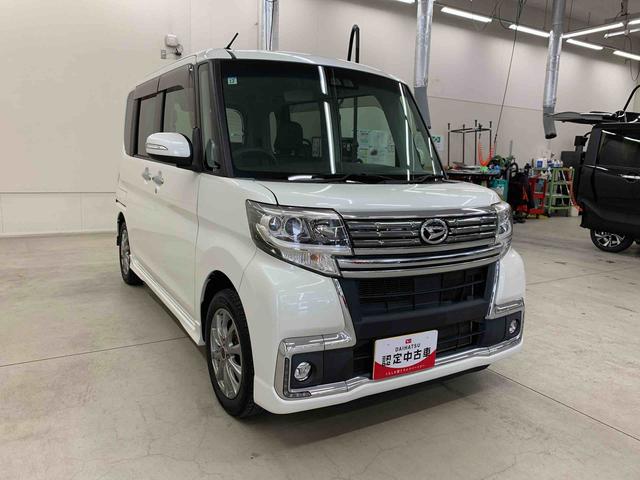 タントカスタムＸ　トップエディションＳＡIII　２ＷＤ片側電動スライドドア・ＬＥＤヘッドライト・オートライト・オートマチックハイビーム・プッシュスタートボタン・アイドリングストップ・シートヒーター・電動格納式ドアミラー・スマートアシストＩＩＩ（群馬県）の中古車