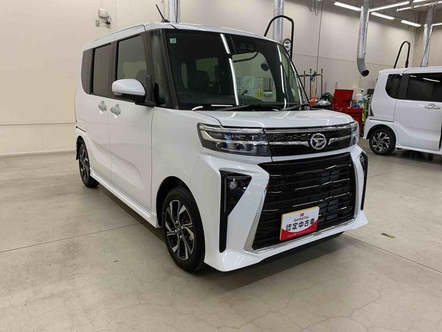 タントカスタムＸ　２ＷＤ両側電動スライドドア・ＬＥＤヘッドライト・オートライト・プッシュボタンスタート・アイドリングストップ・オートエアコン・シートヒーター・バックカメラ・スマートアシスト・電動格納式ドアミラー（群馬県）の中古車