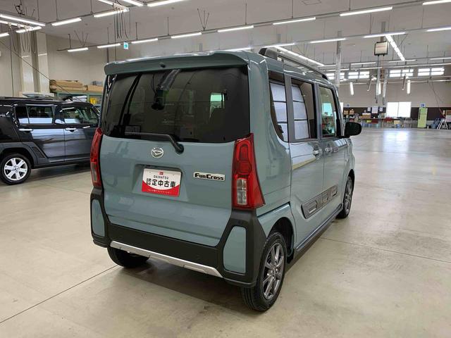 タントファンクロス 4WDLEDヘッドライト オートライト 運転席助手席シートヒーター プッシュボタンスタート アイドリングストップ 電動パーキングブレーキ バックカメラ オートエアコン 両側電動スライドドア スマートアシスト(群馬県)の中古車