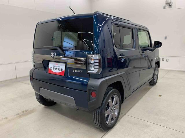 タフトＧ　ダーククロムベンチャー　２ＷＤ　走行１３５４キロアイドリングストップ　オートエアコン　キーフリー　プッシュボタンスタート　電動パーキングブレーキ　ＬＥＤヘッドライト　オートライト　シートヒーター　スマートアシスト　ガラスルーフ　バックカメラ（群馬県）の中古車
